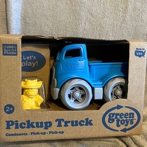 Green toys pickup truck
